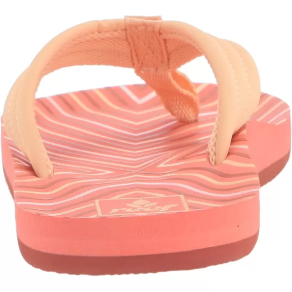 imageREEF ToddlerLittle Kid Ahi Beach Flip Flop Soft Cushion Footbed Water Friendly BackstrapCoral