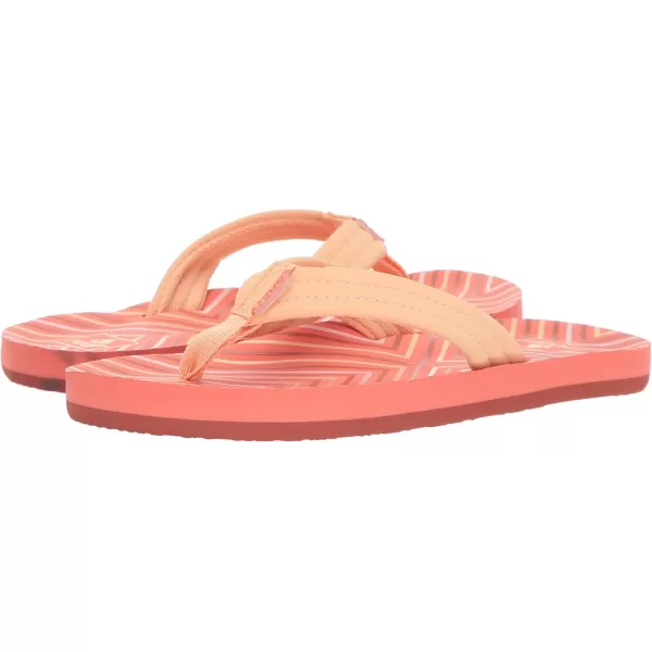 imageREEF ToddlerLittle Kid Ahi Beach Flip Flop Soft Cushion Footbed Water Friendly BackstrapCoral