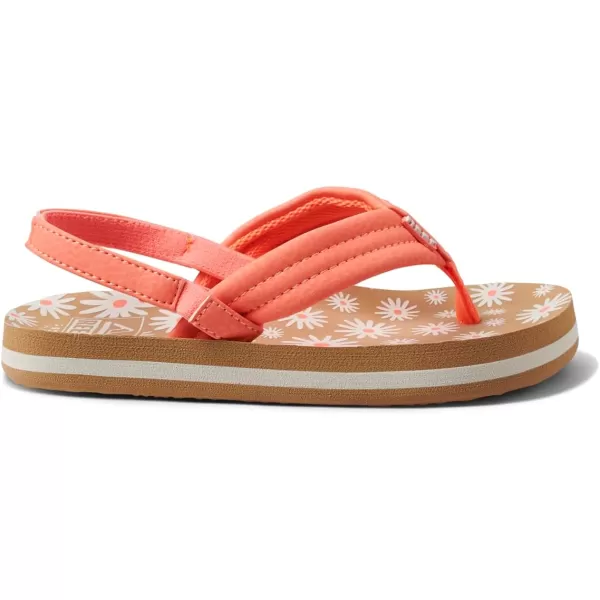 imageREEF ToddlerLittle Kid Ahi Beach Flip Flop Soft Cushion Footbed Water Friendly BackstrapDaisy