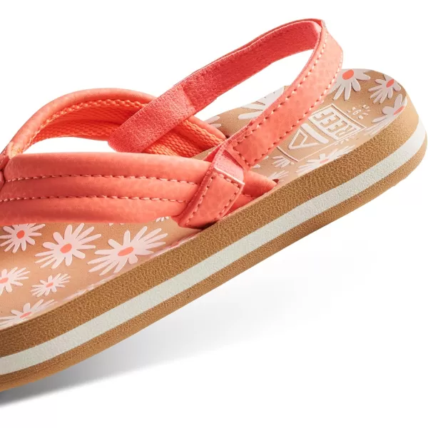 imageREEF ToddlerLittle Kid Ahi Beach Flip Flop Soft Cushion Footbed Water Friendly BackstrapDaisy