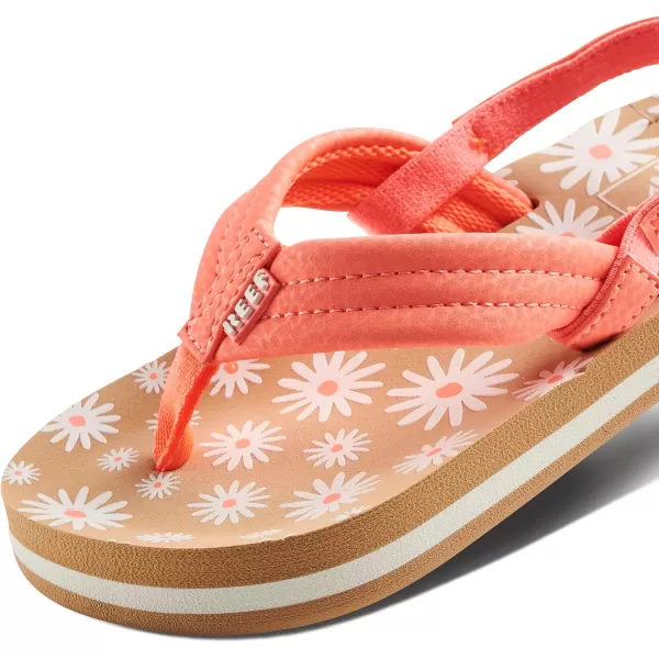imageREEF ToddlerLittle Kid Ahi Beach Flip Flop Soft Cushion Footbed Water Friendly BackstrapDaisy