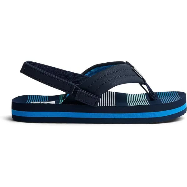 imageREEF ToddlerLittle Kid Ahi Beach Flip Flop Soft Cushion Footbed Water Friendly BackstrapDeep Sea Stripes