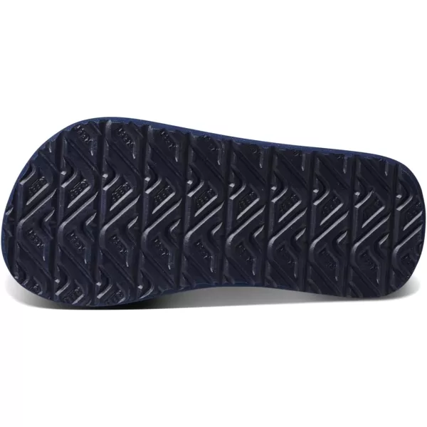 imageREEF ToddlerLittle Kid Ahi Beach Flip Flop Soft Cushion Footbed Water Friendly BackstrapNavyGrey Dino