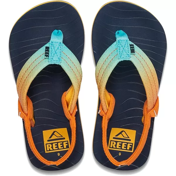 imageREEF ToddlerLittle Kid Ahi Beach Flip Flop Soft Cushion Footbed Water Friendly BackstrapSun and Ocean