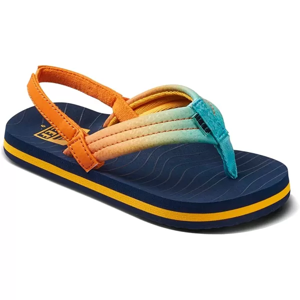 imageREEF ToddlerLittle Kid Ahi Beach Flip Flop Soft Cushion Footbed Water Friendly BackstrapSun and Ocean