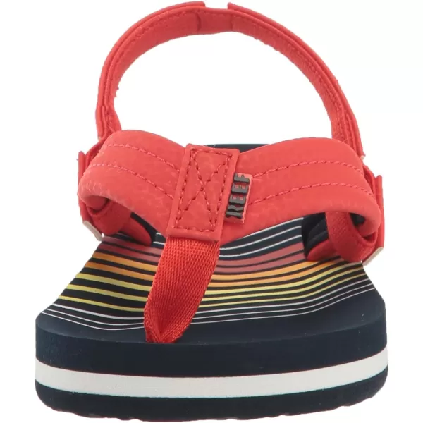 imageREEF ToddlerLittle Kid Ahi Beach Flip Flop Soft Cushion Footbed Water Friendly BackstrapSunset 45