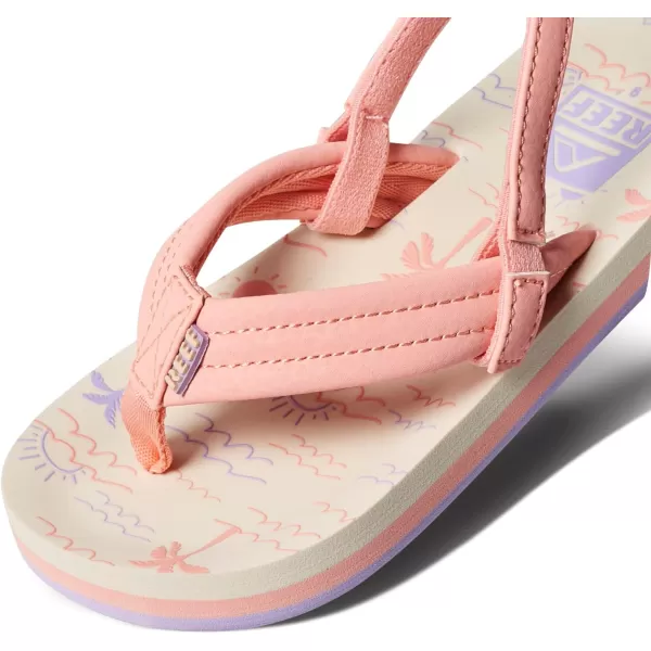 imageREEF ToddlerLittle Kid Ahi Beach Flip Flop Soft Cushion Footbed Water Friendly BackstrapVintage Oasis