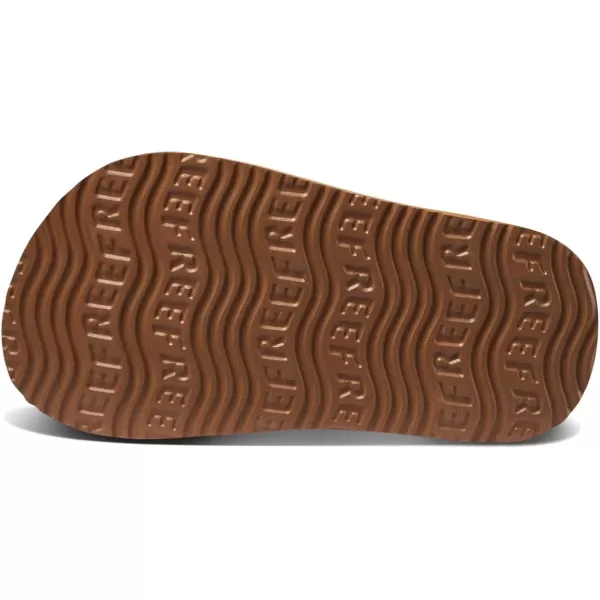 imageREEF ToddlerLittle Kid Cushion Phantom Flip Flop Ultra Soft Cushion Footbed BackstrapBlackBrown