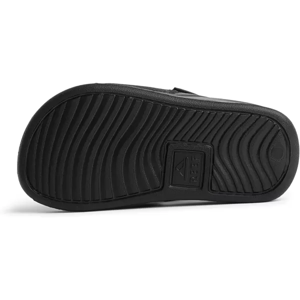 imageREEF ToddlerLittle Kid One Slide Sandal Lightweight ampamp Water Friendly BackstrapReef BlackWhite