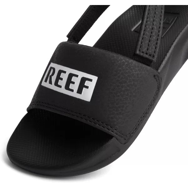 imageREEF ToddlerLittle Kid One Slide Sandal Lightweight ampamp Water Friendly BackstrapReef BlackWhite