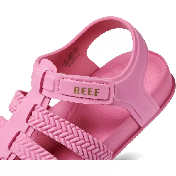 imageREEF ToddlerLittle Kid One Slide Sandal Lightweight ampamp Water Friendly BackstrapShark Park