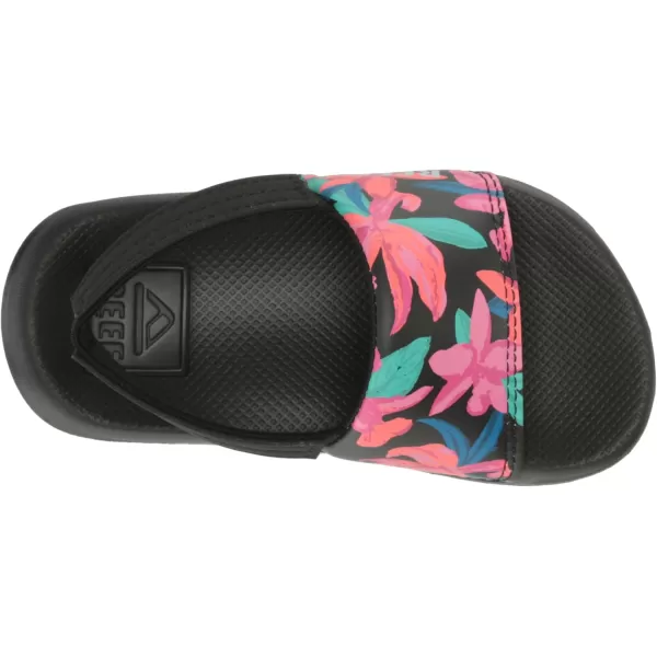 imageREEF ToddlerLittle Kid One Slide Sandal Lightweight ampamp Water Friendly BackstrapTropicana