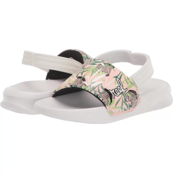 imageREEF ToddlerLittle Kid One Slide Sandal Lightweight ampamp Water Friendly BackstrapZebra