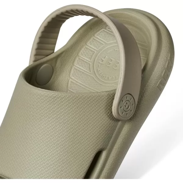 imageREEF ToddlerLittle Kid Rio Slide Sandal Super Soft Molded EVA Footbed Lightweight Water Friendly BackstrapAbbey Stone