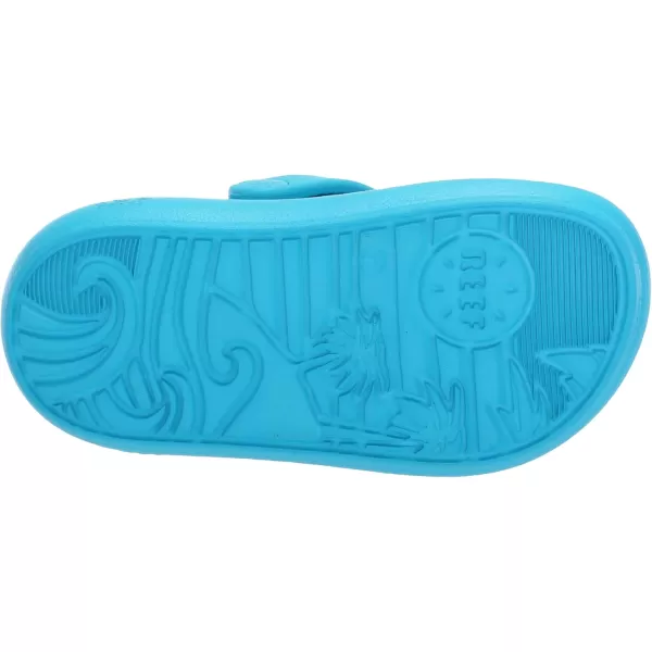 imageREEF ToddlerLittle Kid Rio Slide Sandal Super Soft Molded EVA Footbed Lightweight Water Friendly BackstrapScuba Blue