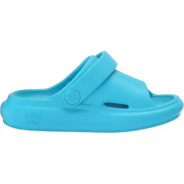 imageREEF ToddlerLittle Kid Rio Slide Sandal Super Soft Molded EVA Footbed Lightweight Water Friendly BackstrapScuba Blue