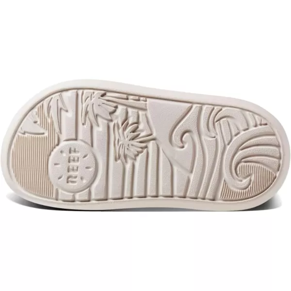 imageREEF ToddlerLittle Kid Rio Slide Sandal Super Soft Molded EVA Footbed Lightweight Water Friendly BackstrapWhisper White