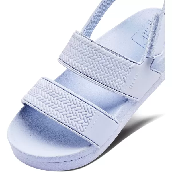 imageREEF ToddlerLittle Kid Water Vista Platform Sandal Water Friendly Adjustable Velcro StrapCrystal