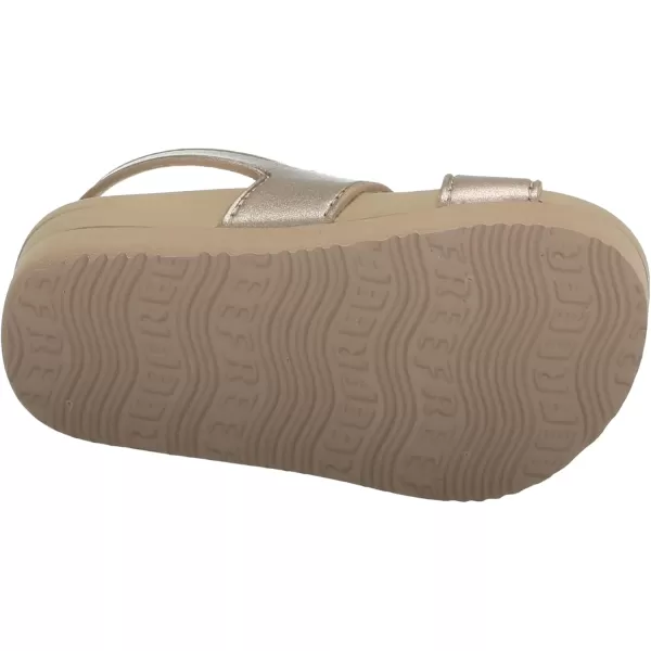 imageREEF ToddlerLittle Kid Water Vista Platform Sandal Water Friendly Adjustable Velcro StrapGolden Hour