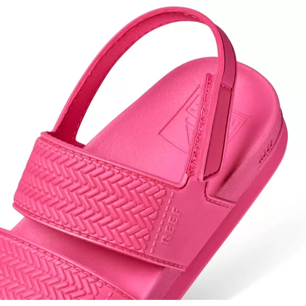 imageREEF ToddlerLittle Kid Water Vista Platform Sandal Water Friendly Adjustable Velcro StrapHot Pink