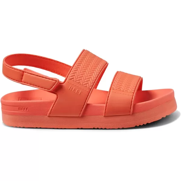 imageREEF ToddlerLittle Kid Water Vista Platform Sandal Water Friendly Adjustable Velcro StrapNeon Poppy