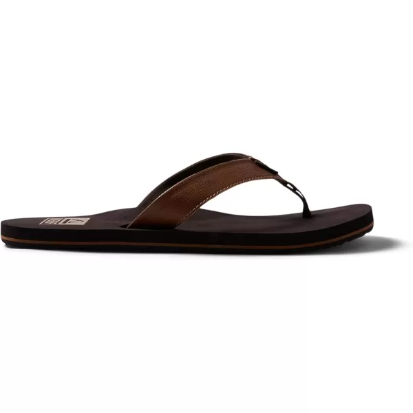 imageREEF Twinpin Mens Beach Flip Flop Soft Cushion Footbed Water FriendlyBrown