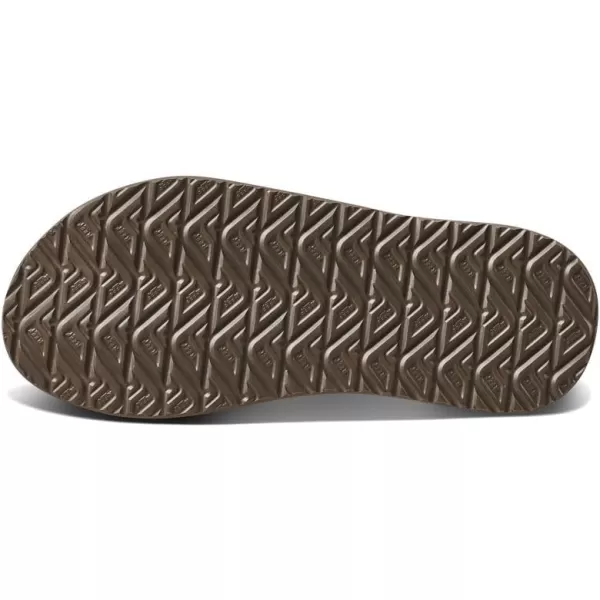imageREEF Twinpin Mens Beach Flip Flop Soft Cushion Footbed Water FriendlySandstone