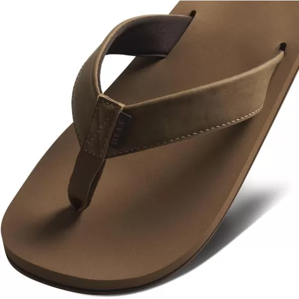 imageREEF Twinpin Mens Beach Flip Flop Soft Cushion Footbed Water FriendlySandstone