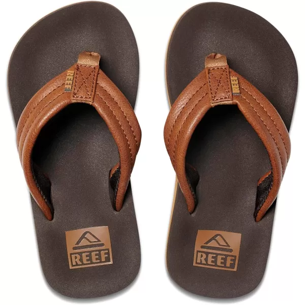 imageREEF UnisexChild Kids Ahi FlipFlopBrown