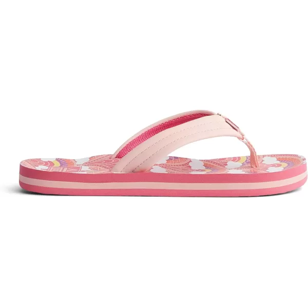 imageREEF UnisexChild Kids Ahi FlipFlopRainbows and Clouds