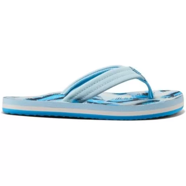 imageREEF UnisexChild Kids Ahi FlipFlopSurf Palms