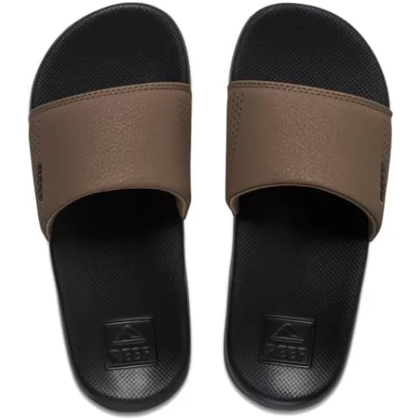 imageREEF UnisexChild Kids One Slide SandalBlackTan