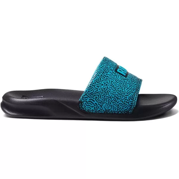 imageREEF UnisexChild Kids One Slide SandalBlue Coral