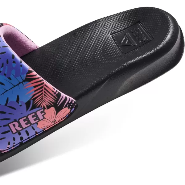 imageREEF UnisexChild Kids One Slide SandalPurple Fronds