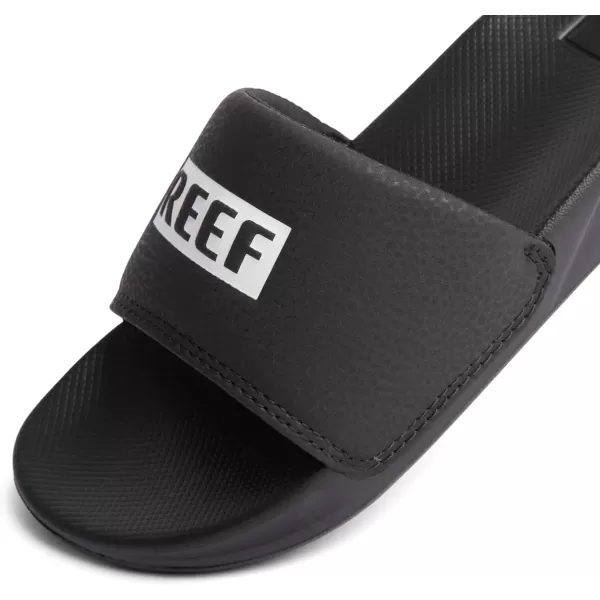 imageREEF UnisexChild Kids One Slide SandalReef BlackWhite