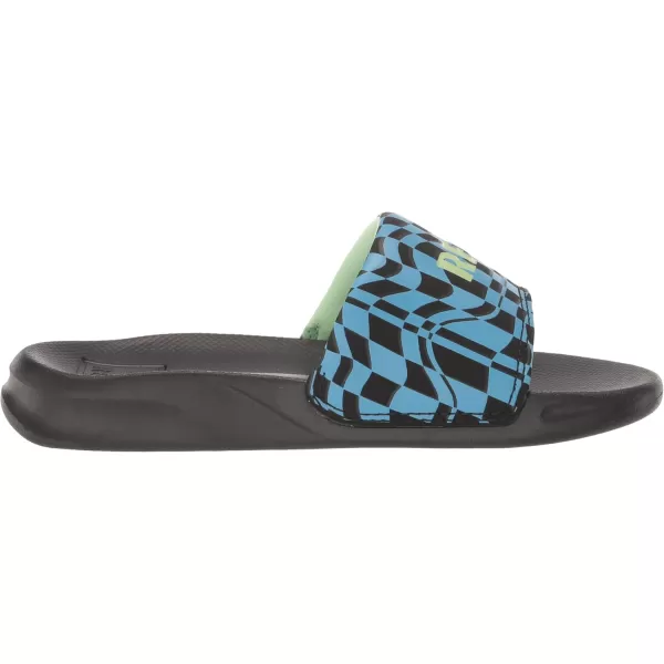 imageREEF UnisexChild Kids One Slide SandalSwell Checkers