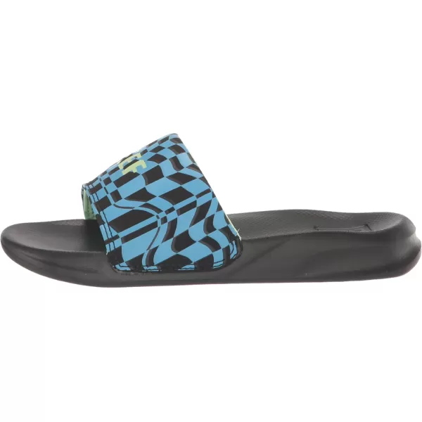 imageREEF UnisexChild Kids One Slide SandalSwell Checkers
