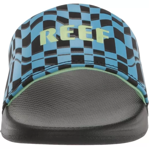 imageREEF UnisexChild Kids One Slide SandalSwell Checkers