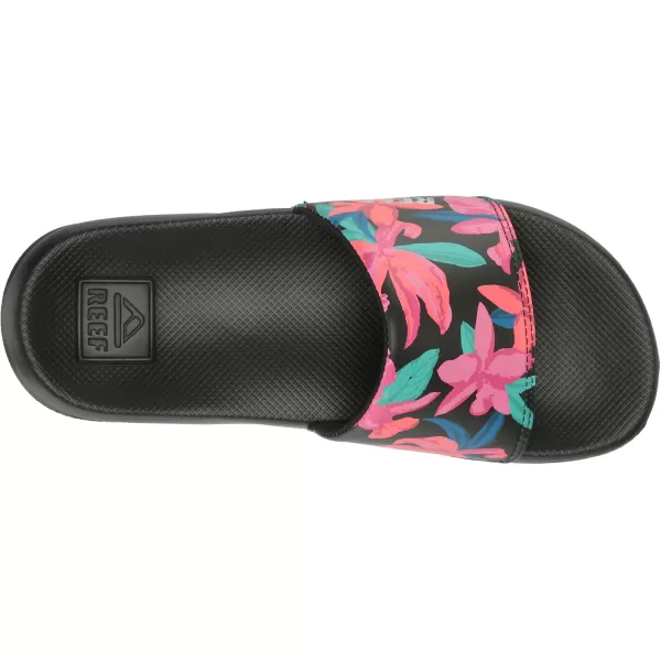 imageREEF UnisexChild Kids One Slide SandalTropicana