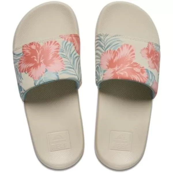 imageREEF UnisexChild Kids One Slide SandalVintage Hawaiian