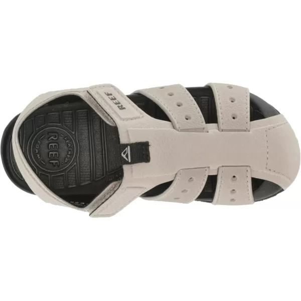 imageREEF UnisexChild Little Water Beachy Fisherman SandalBlackTaupe