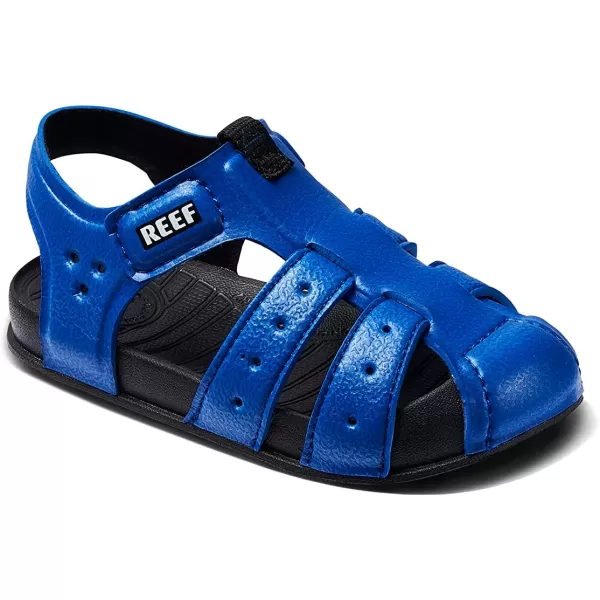 imageREEF UnisexChild Little Water Beachy Fisherman SandalBlueBlack