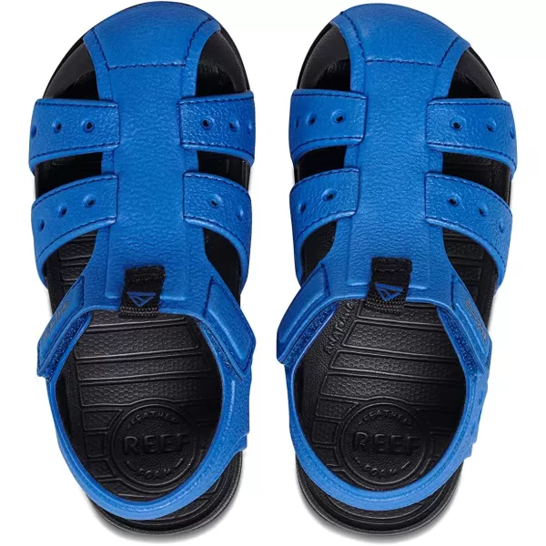 imageREEF UnisexChild Little Water Beachy Fisherman SandalBlueBlack