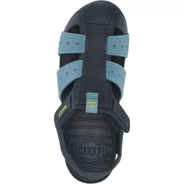 imageREEF UnisexChild Little Water Beachy Fisherman SandalGreyOceanLime