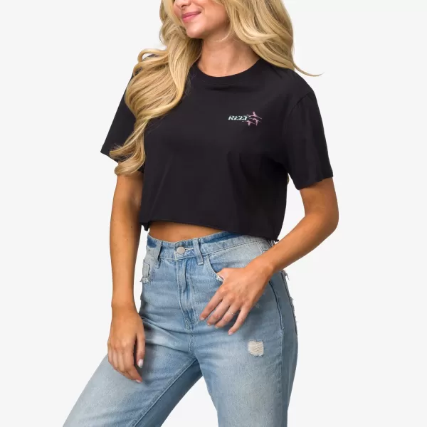imageREEF Womens Cropped Fit TeesCaviar Flamazing