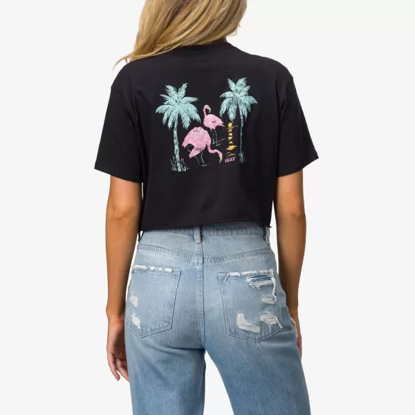imageREEF Womens Cropped Fit TeesCaviar Flamazing