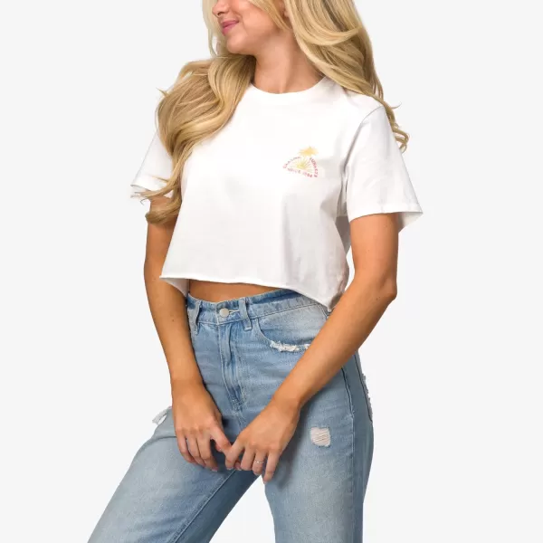 imageREEF Womens Cropped Fit TeesMarshmallow Crew Life
