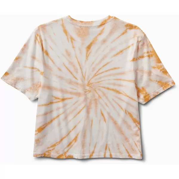 imageREEF Womens Cropped Fit TeesSay PleasePeach Tie Dye
