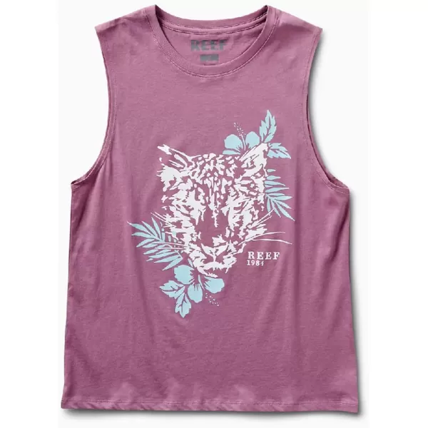 imageREEF Womens Muscle Tank TopsBig CatDusk Purple