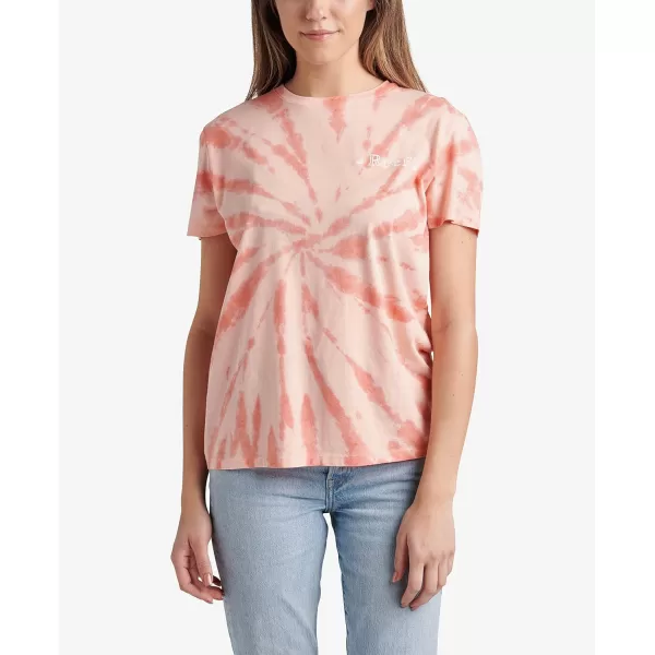 imageREEF Womens Relaxed Fit TeesFern CrewPink Tie Dye